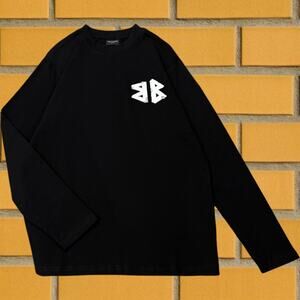 Classic Balenciaga Black Long-Sleeve Men's